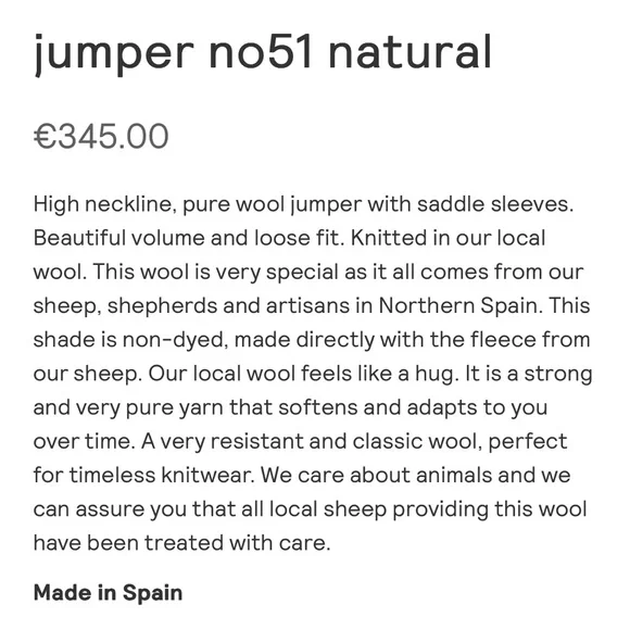 Babaa jumper no51 - Natural - Picture 4 of 7